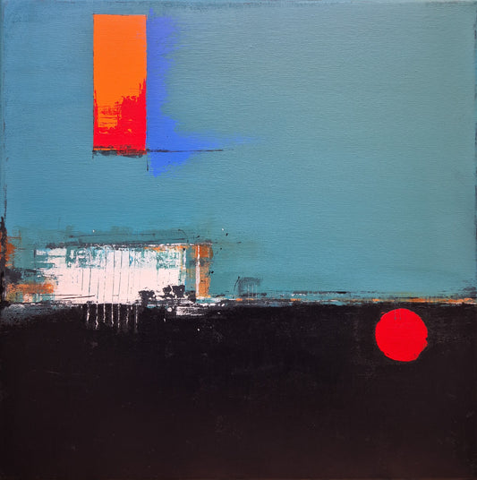 Present Tense 50x50cm/19,7"x19,7"