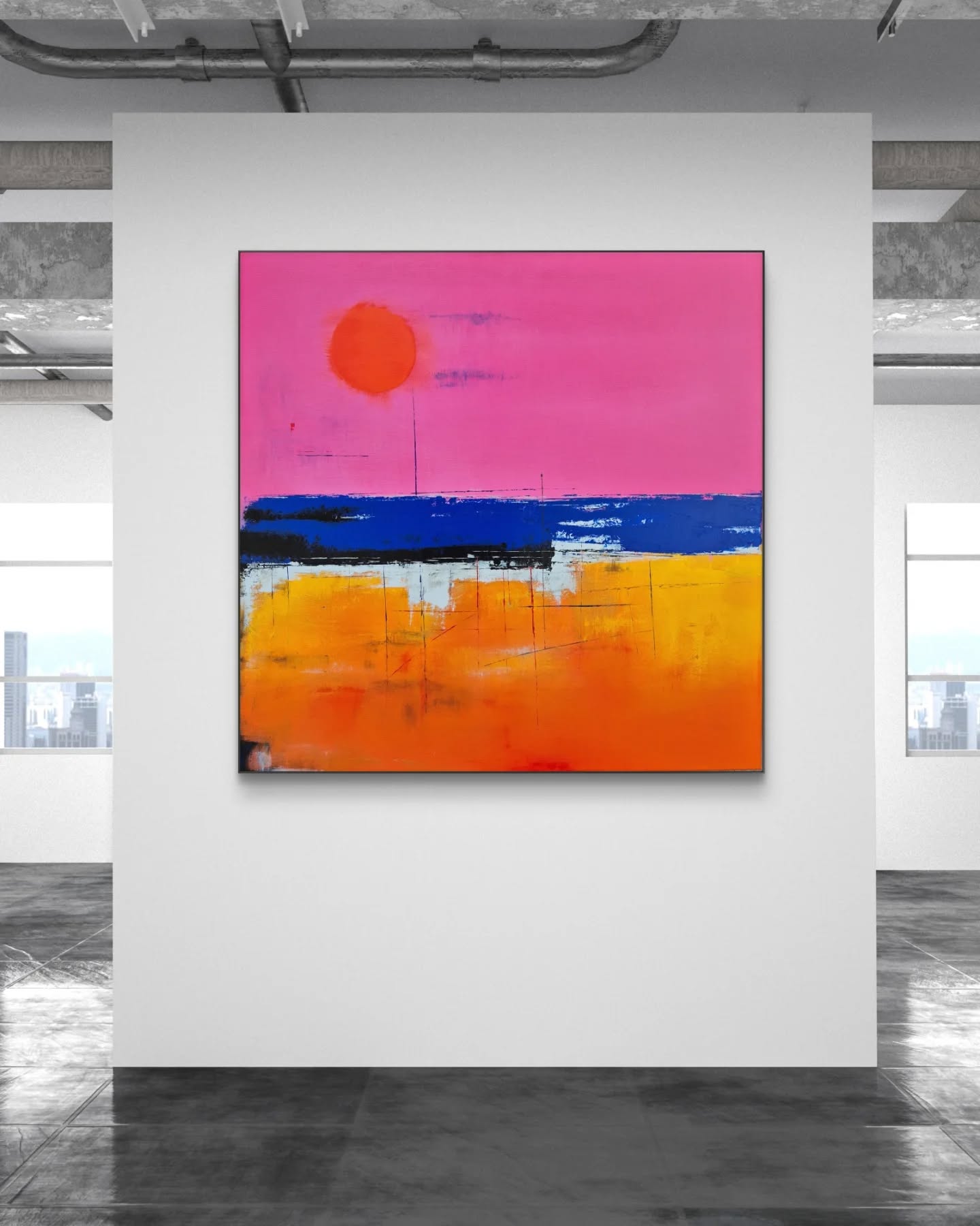 Future Days 90x90cm/35.4”x35.4”