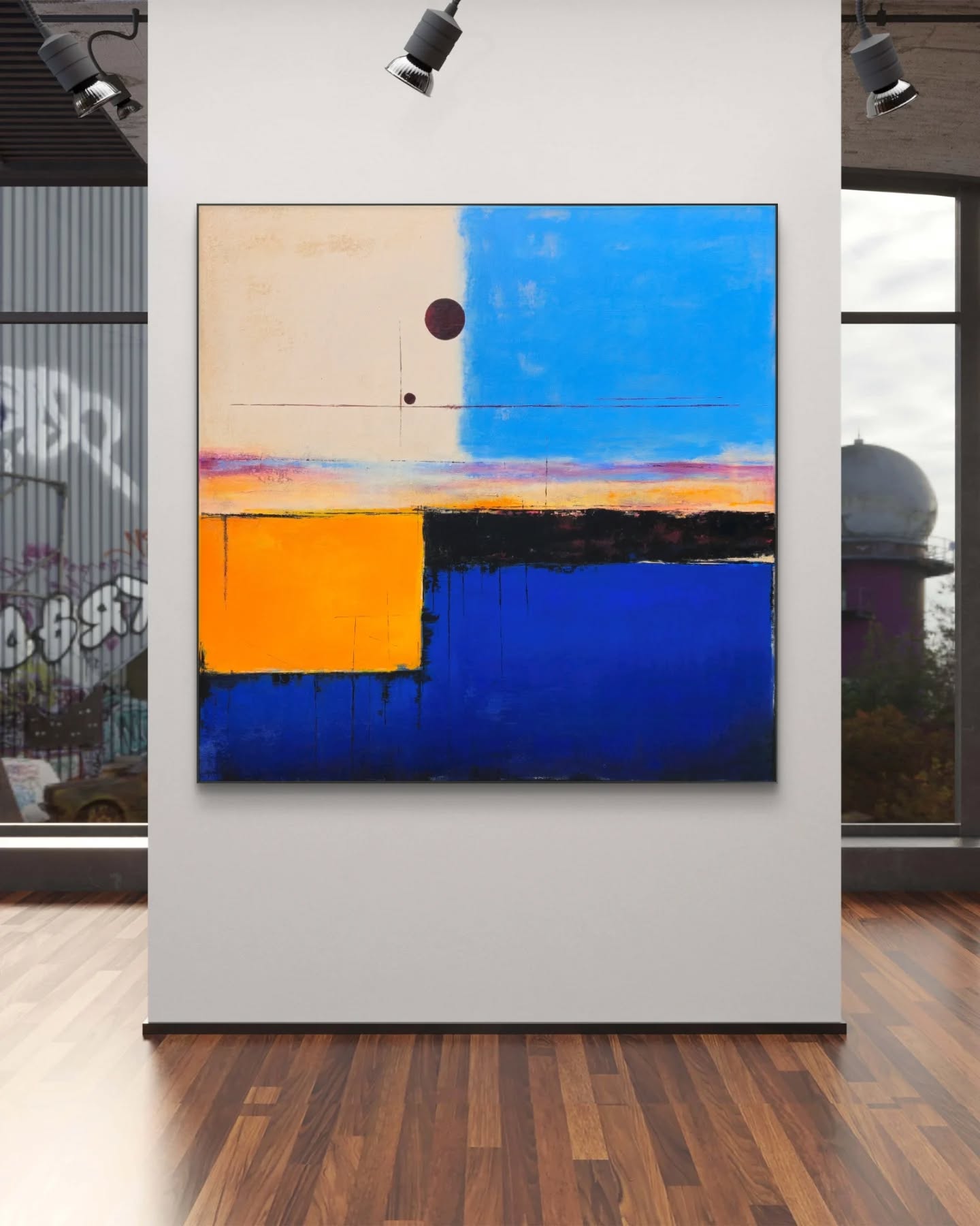 Never Destination 100x100cm/39.4”x39.4”