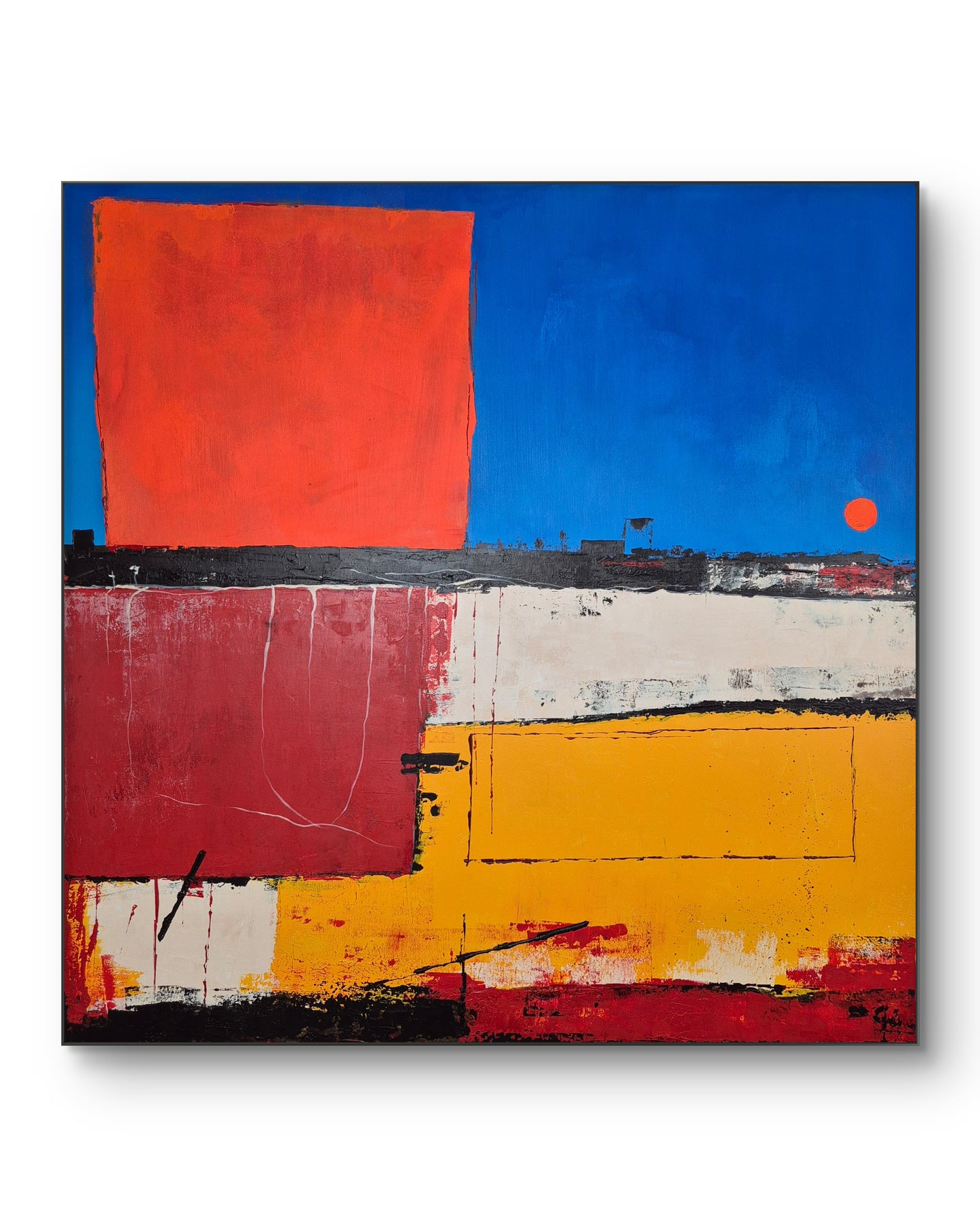 Black Summer 100x100cm/39.4”x39.4”