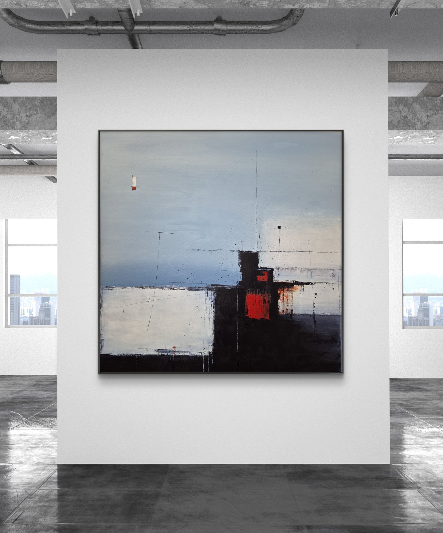 Exit 100x100cm/39.4”x39.4”