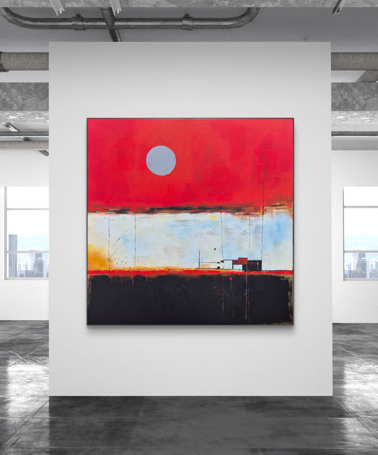 The Edge of the World 100x100cm/39.4”x39.4”