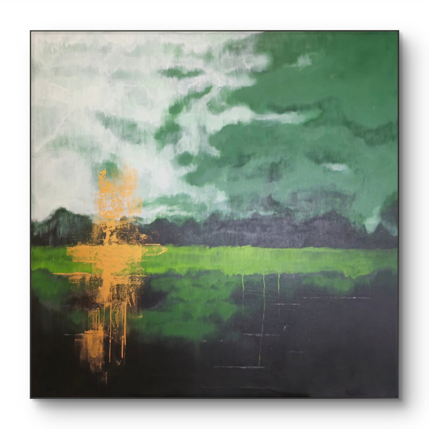 Diane, 11:30 AM, February 24th 100x100cm/39.4”x39.4”