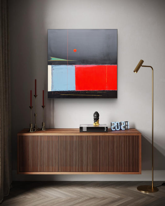 Midnight in a perfect world 80x80cm/31,5"x31,5"