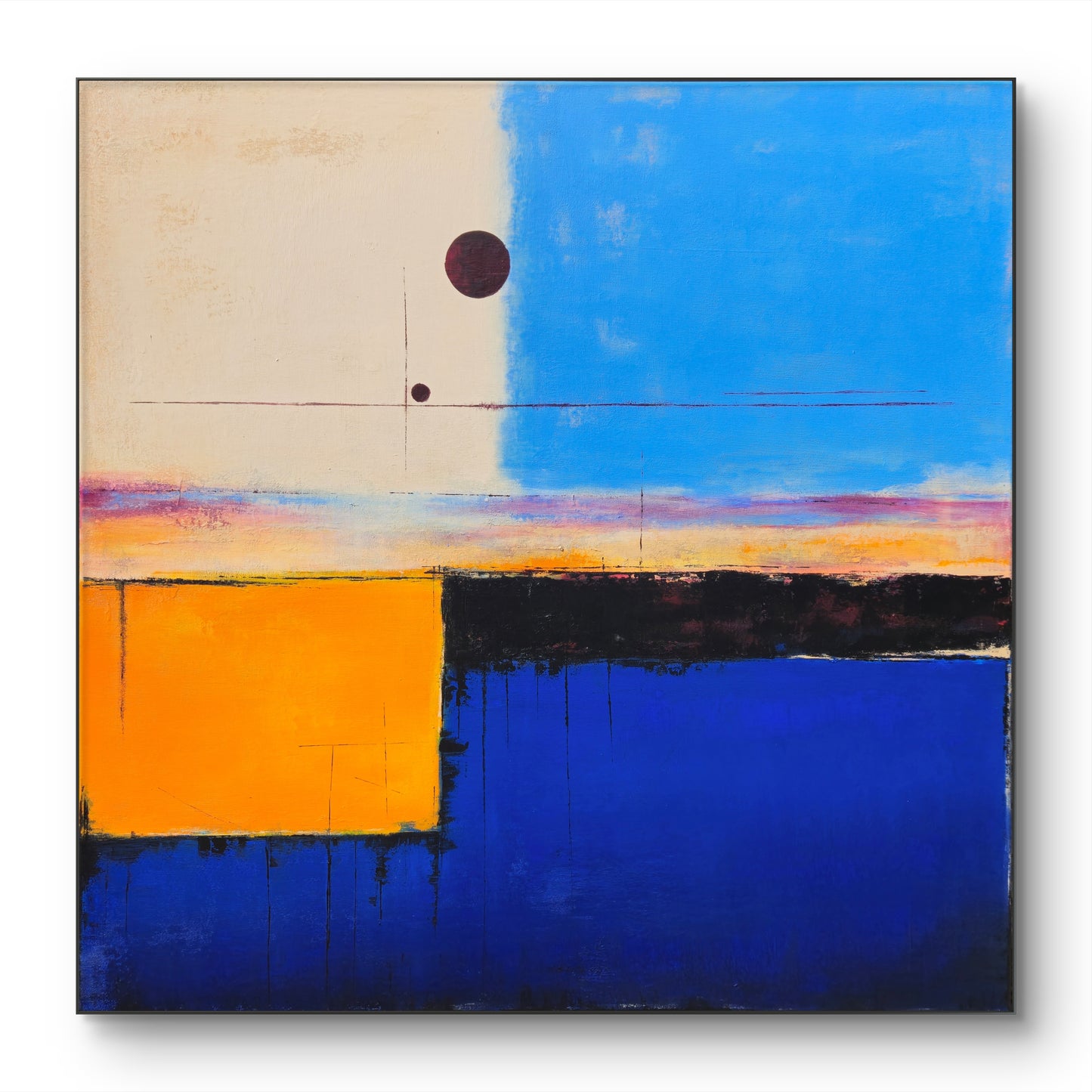 Never Destination 100x100cm/39.4”x39.4”