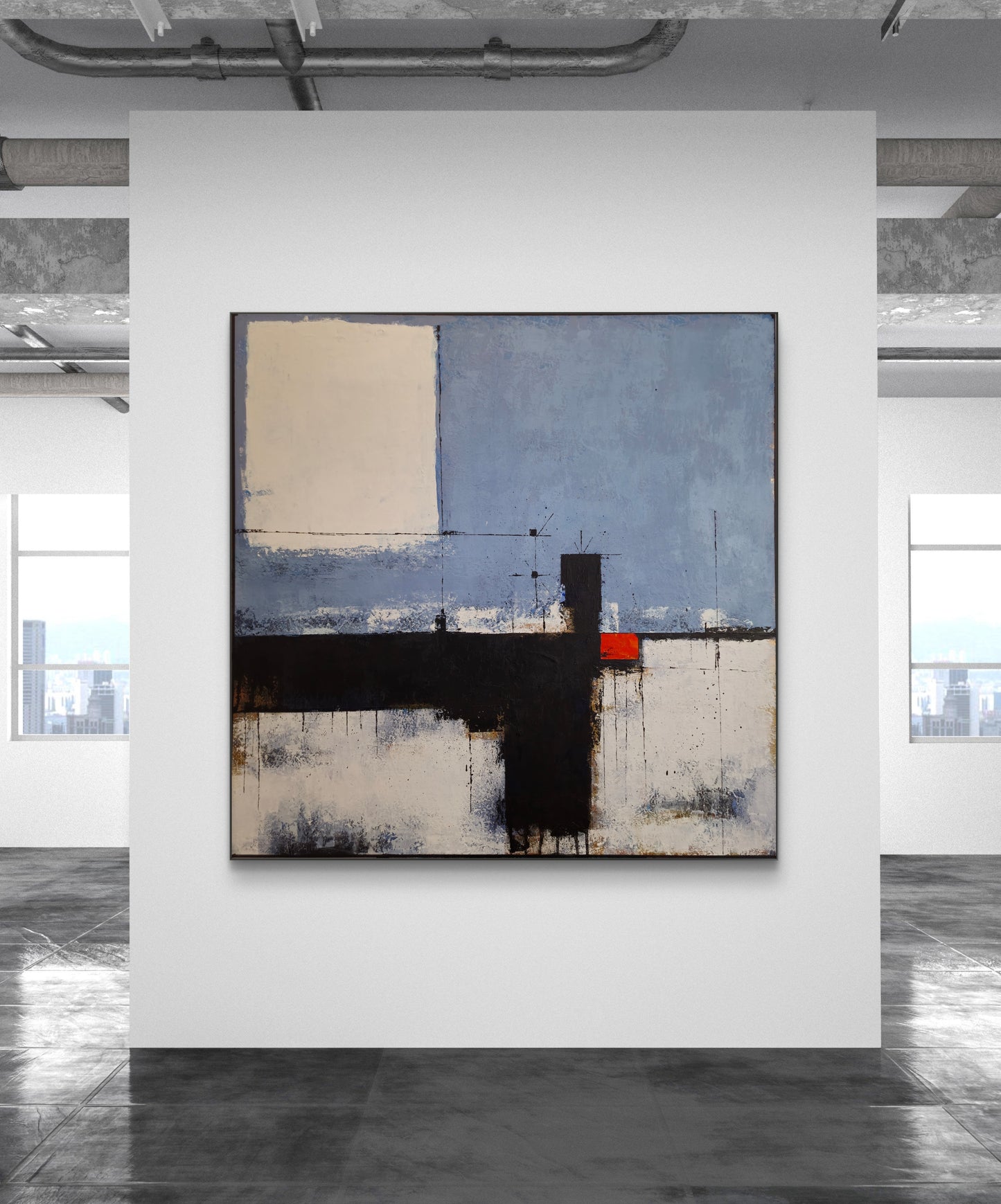 Final Rescue Attempt 100x100cm/39.4”x39.4”