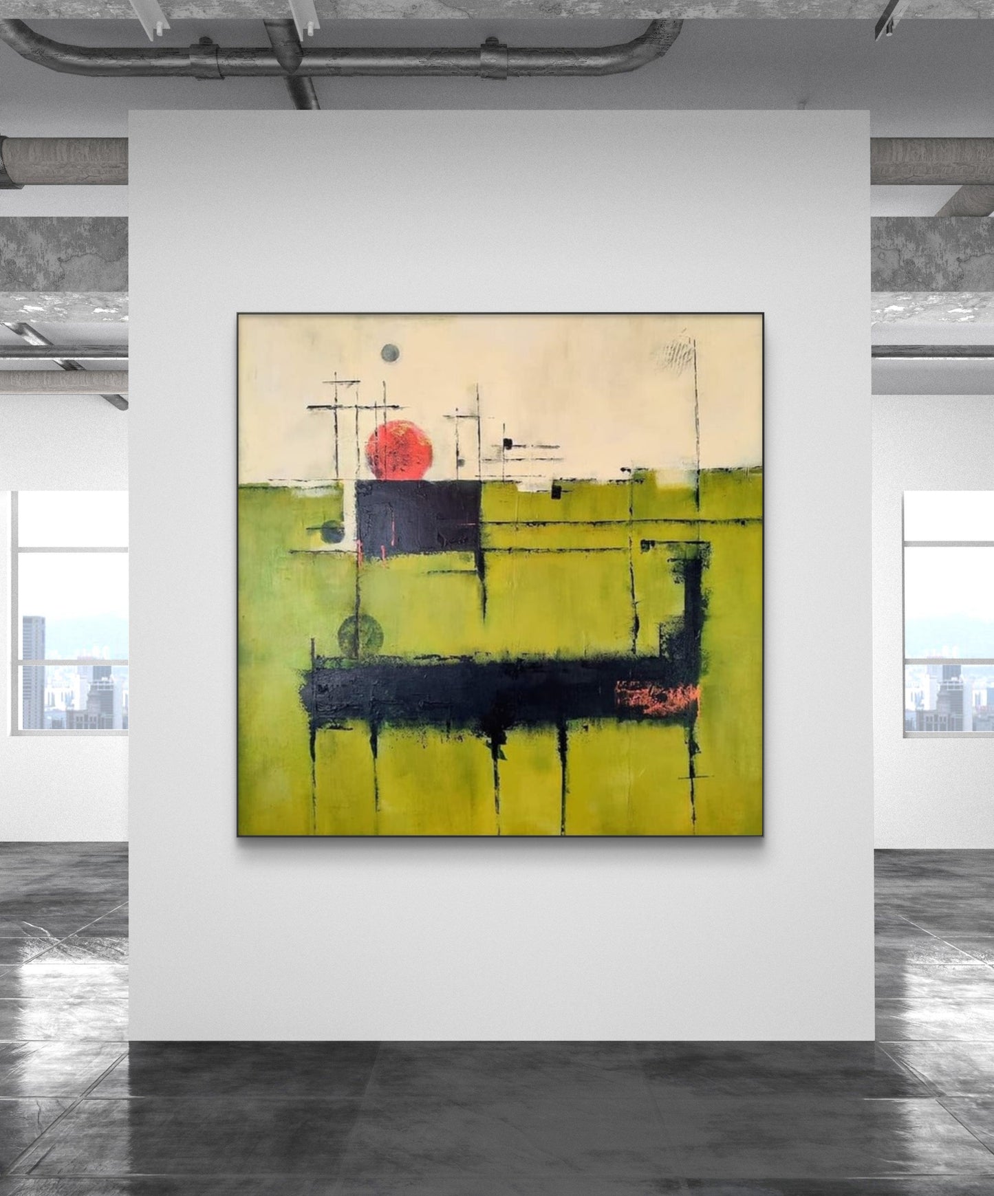 Some Days Are Better Than Others 90x90cm/35.4”x35.4”