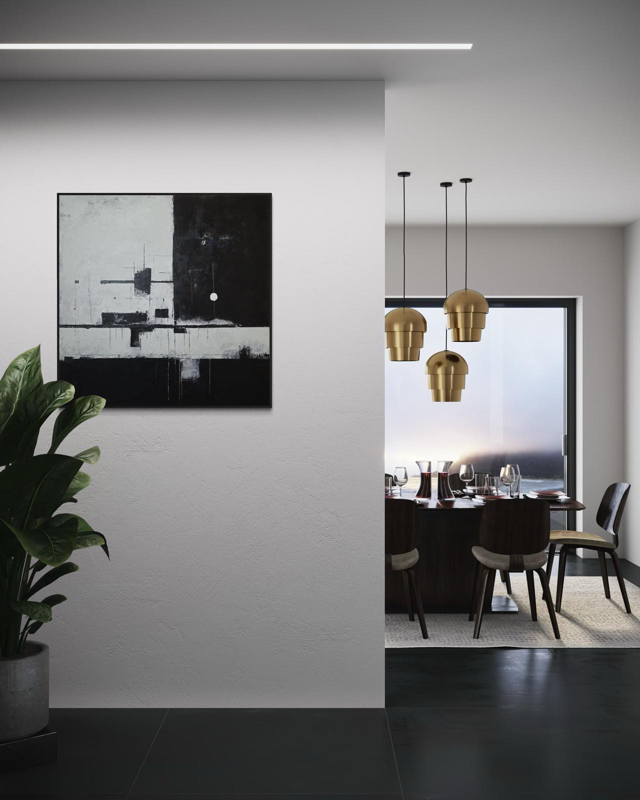 Push the Sky Away 100x100cm/39.4”x39.4”