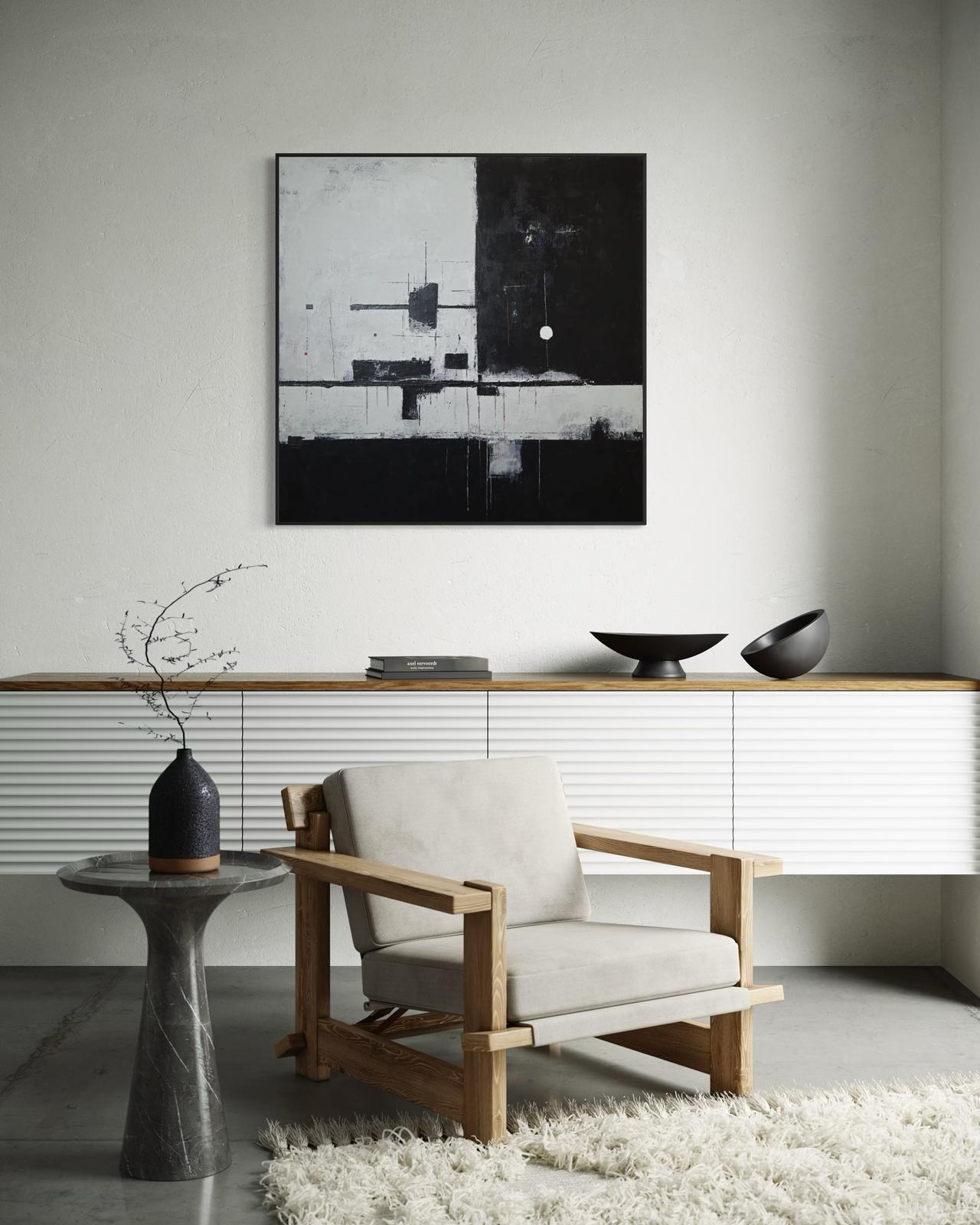 Push the Sky Away 100x100cm/39.4”x39.4”