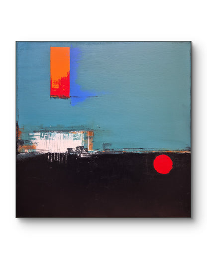 Present Tense 50x50cm/19,7"x19,7"