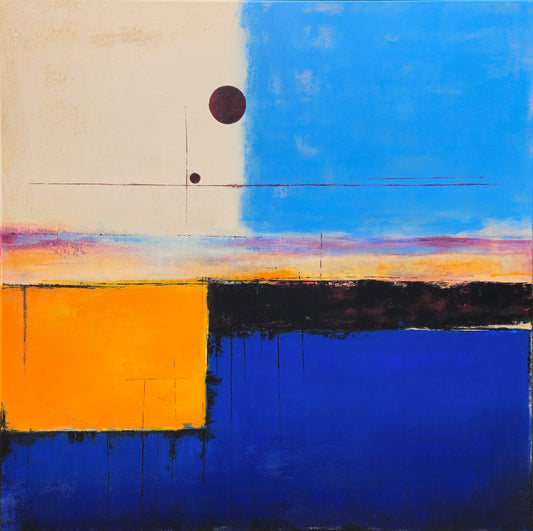 Never Destination 100x100cm/39.4”x39.4”