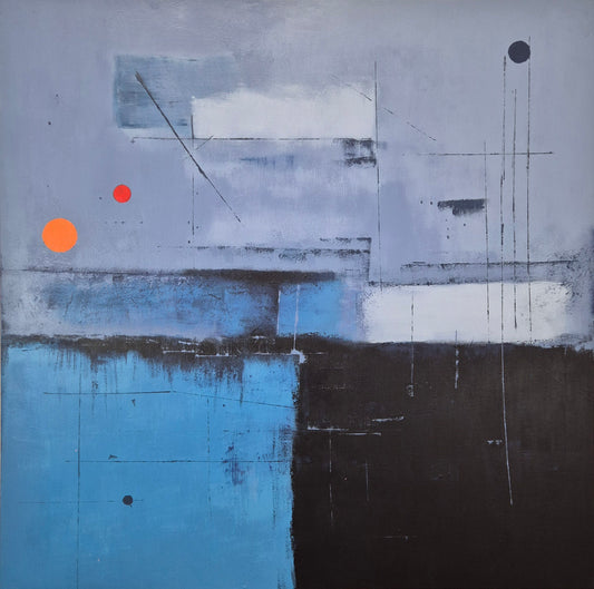 The Last Night on Earth 100x100cm/39.4”x39.4”