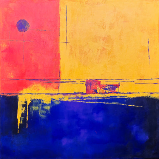 Don't Believe What You See 100x100cm/39.4”x39.4”