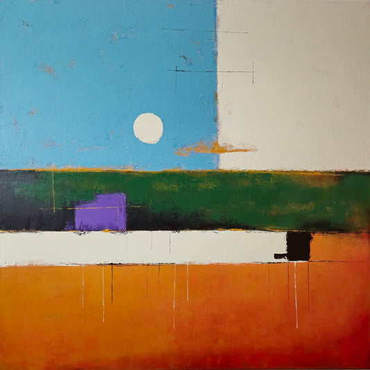 Everything In Its Right Place 100x100cm/39.4”x39.4”