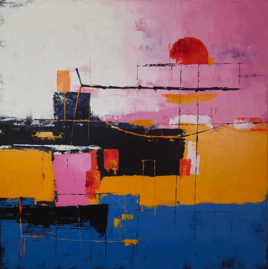 Summertime Sadness 100x100cm/39.4”x39.4”
