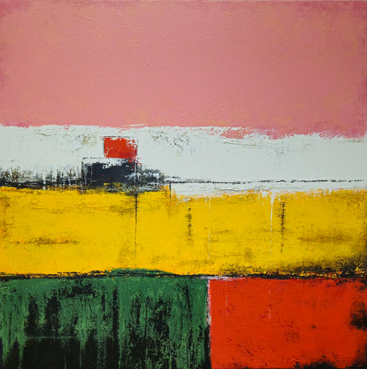 I Was Sleeping When the World Was Ending 100x100cm/39.4”x39.4”