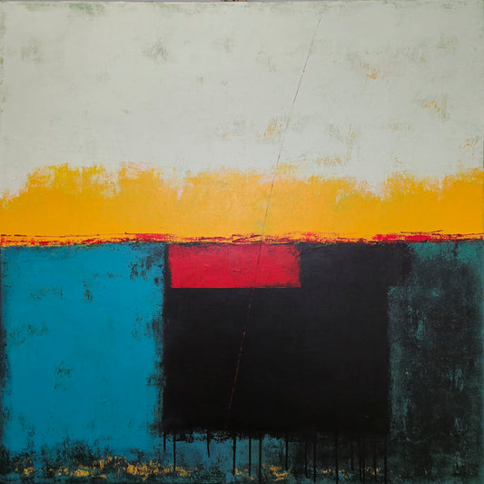 Almost Like in Paradise 100x100cm/39.4”x39.4”