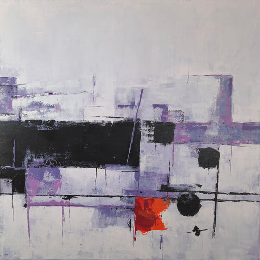 Fire Walk With Me 100x100cm/39.4”x39.4”