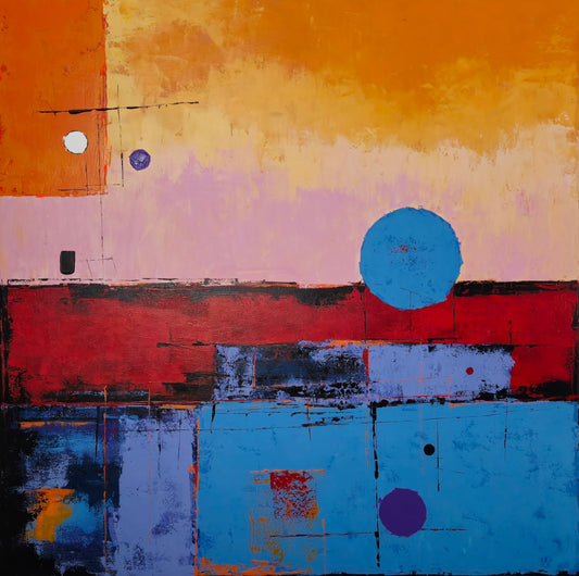 Out of Time 100x100cm/39.4”x39.4”