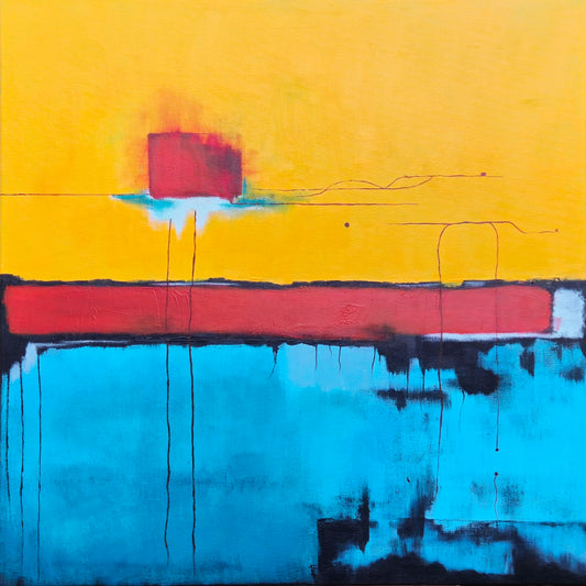 On the Other Side 100x100cm/39.4”x39.4”