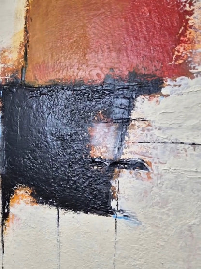 Fire Walk With Me (II) 100x100cm/39.4”x39.4”