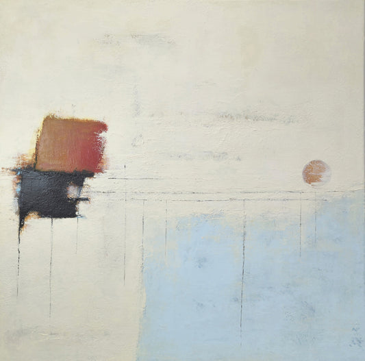 Fire Walk With Me (II) 100x100cm/39.4”x39.4”