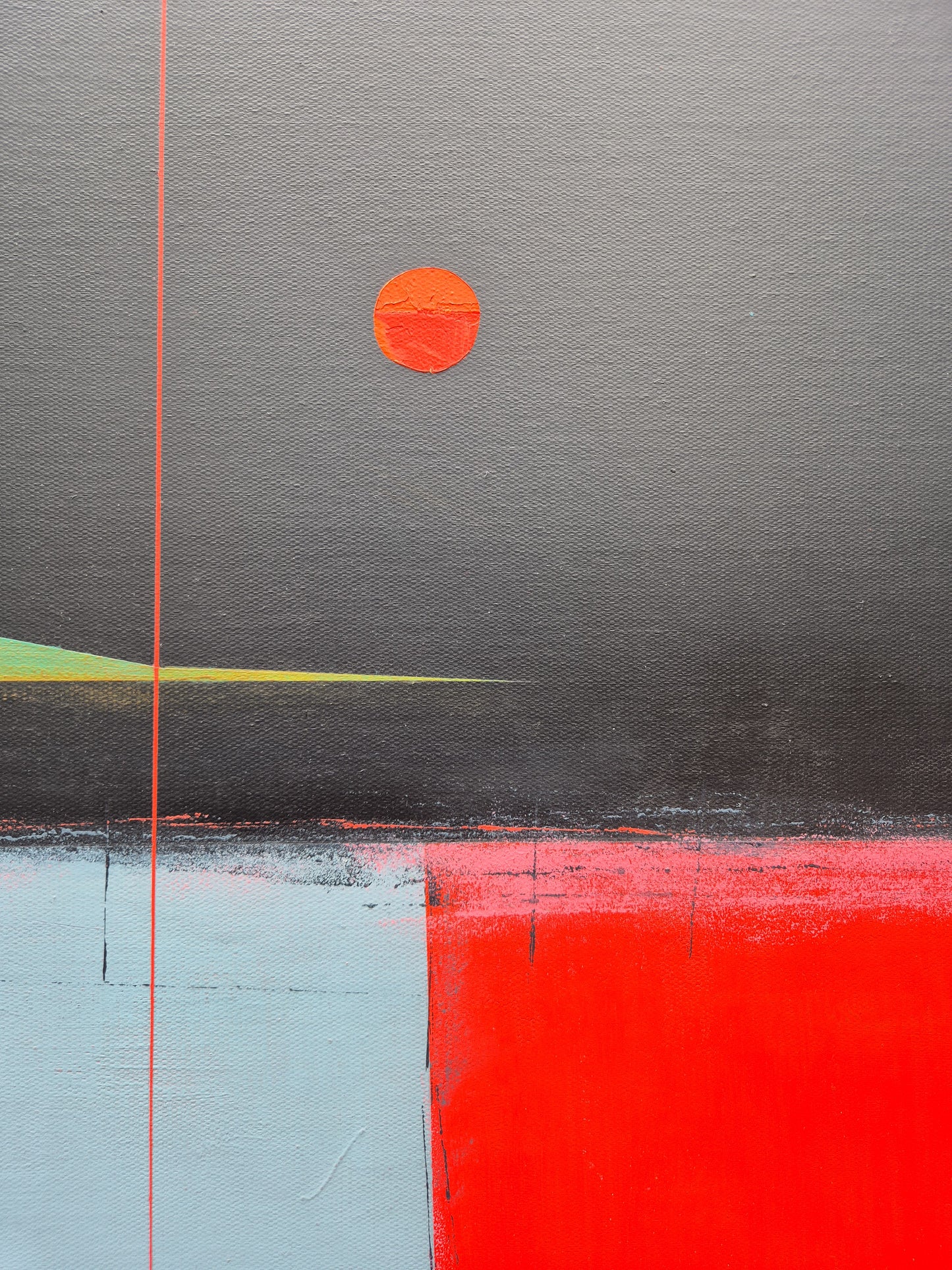 Midnight in a perfect world 80x80cm/31,5"x31,5"