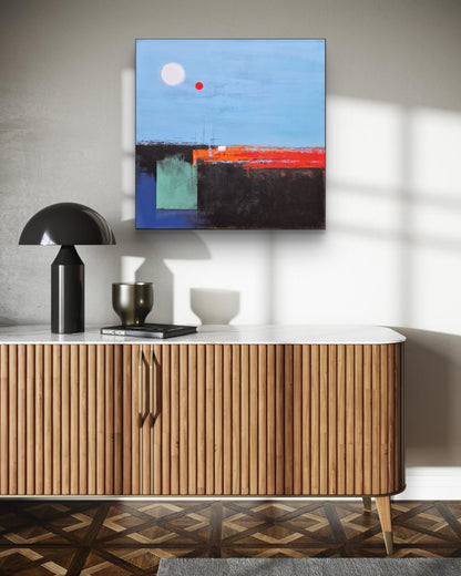 Around the world 80x80cm/31,5"x31,5"