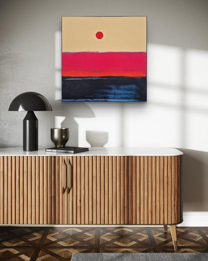 Down by the Water 90x90cm/35.4”x35.4”