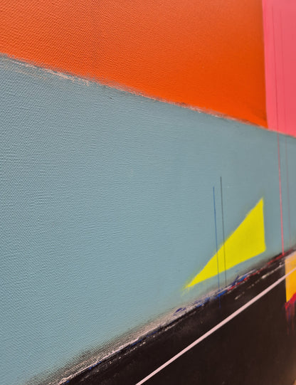 When no one can sleep 80x80cm/31,5"x31,5"