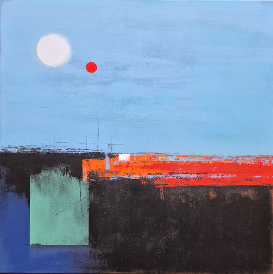 Around the world 80x80cm/31,5"x31,5"