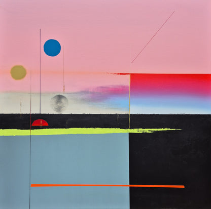 Light my way 90x90cm/35.4”x35.4”