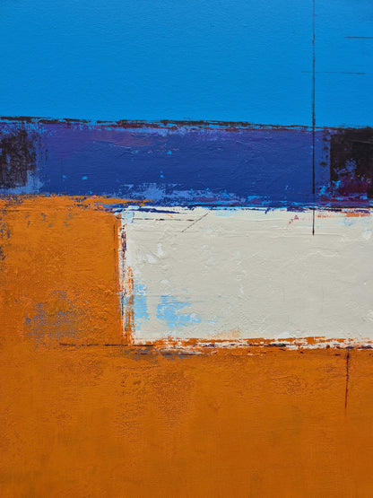 We shine like a burning star 100x100cm/39.4”x39.4”