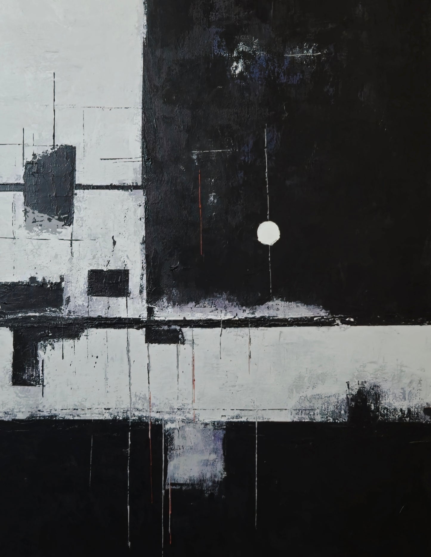 Push the Sky Away 100x100cm/39.4”x39.4”
