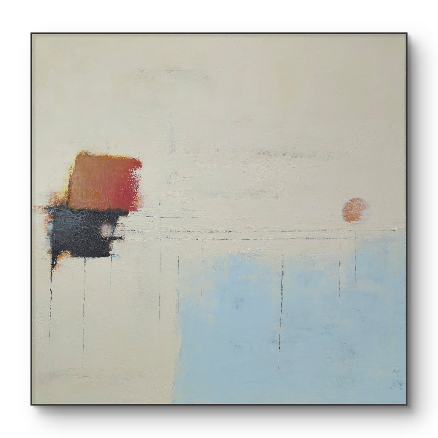 Fire Walk With Me (II) 100x100cm/39.4”x39.4”