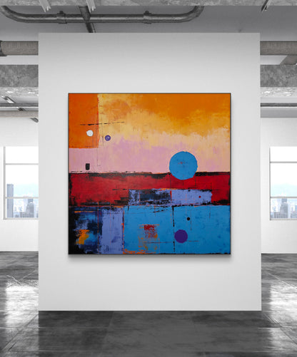 Out of Time 100x100cm/39.4”x39.4”