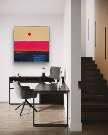 Down by the Water 90x90cm/35.4”x35.4”