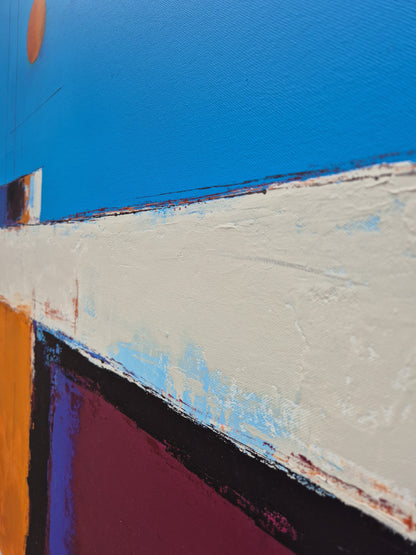 We shine like a burning star 100x100cm/39.4”x39.4”