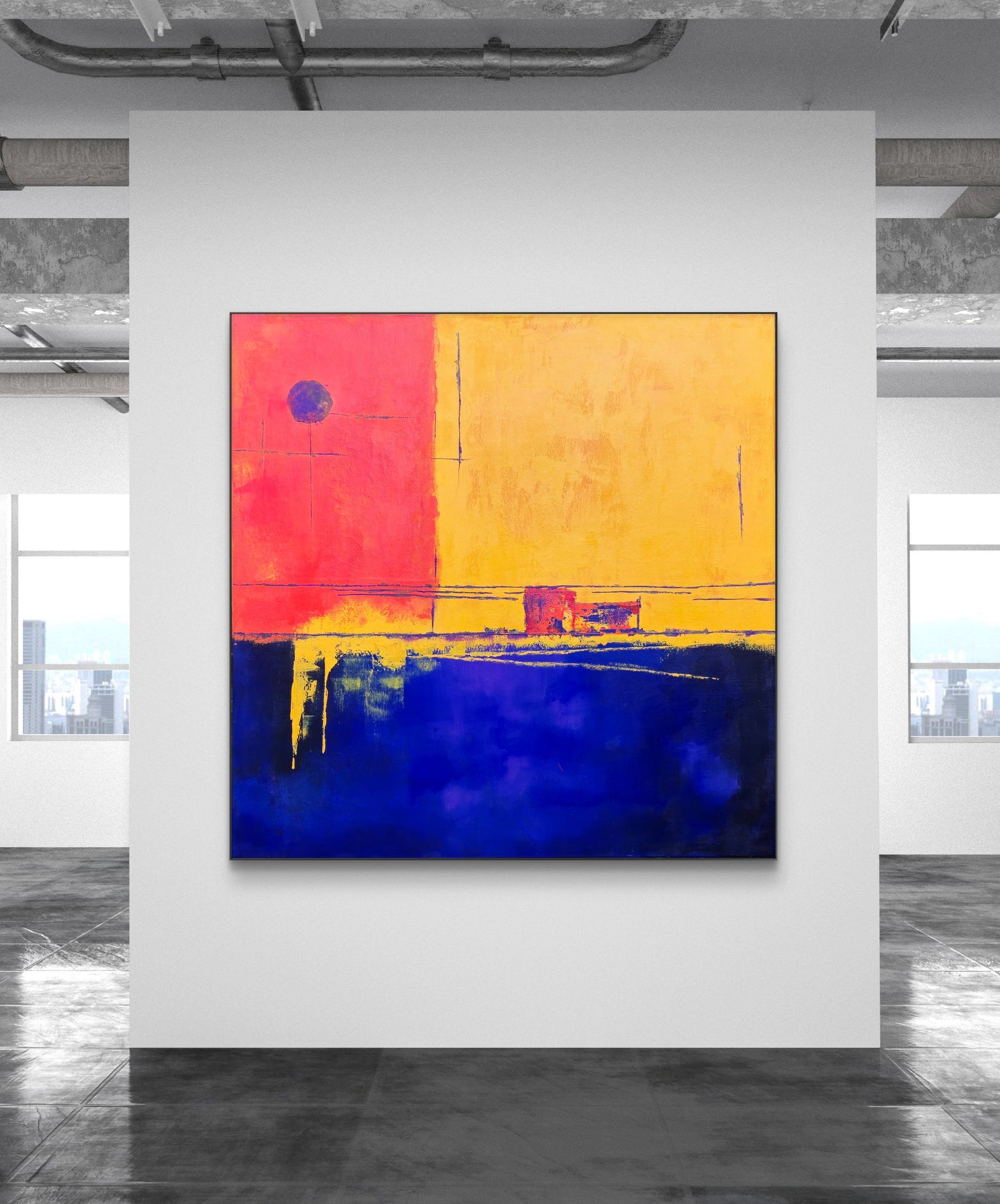 Don't Believe What You See 100x100cm/39.4”x39.4”
