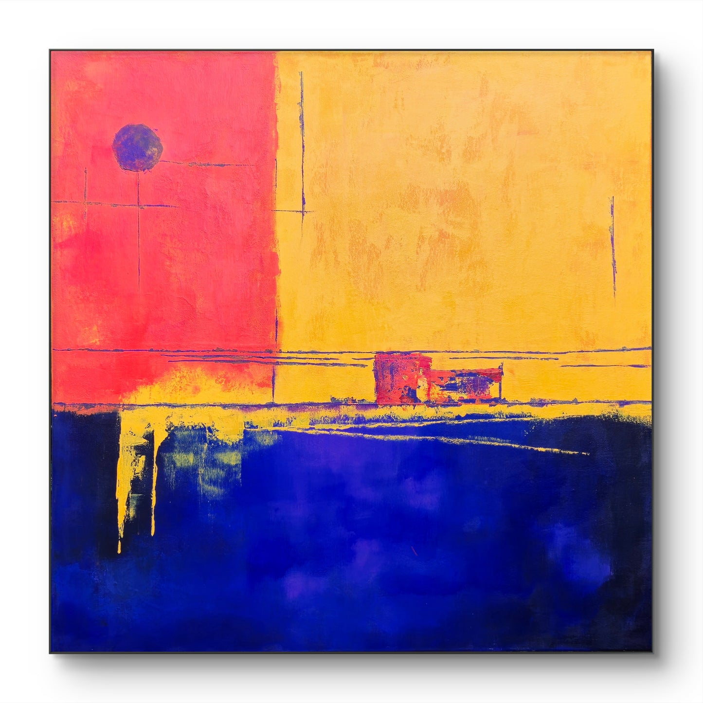 Don't Believe What You See 100x100cm/39.4”x39.4”