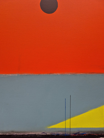 When no one can sleep 80x80cm/31,5"x31,5"