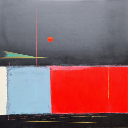 Midnight in a perfect world 80x80cm/31,5"x31,5"