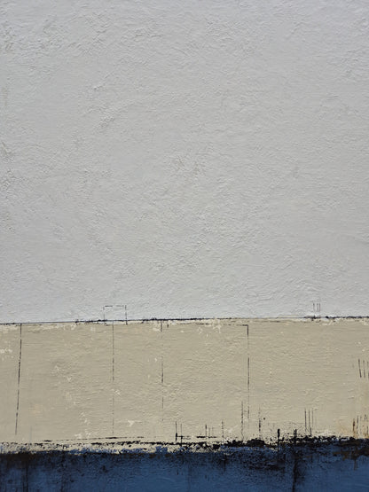 In the shade of willow tree 100x100cm/39.4”x39.4”