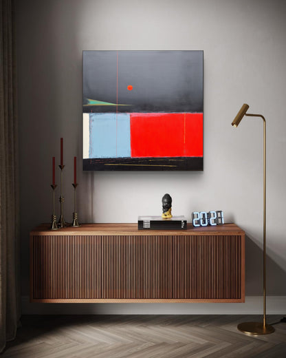 Midnight in a perfect world 80x80cm/31,5"x31,5"