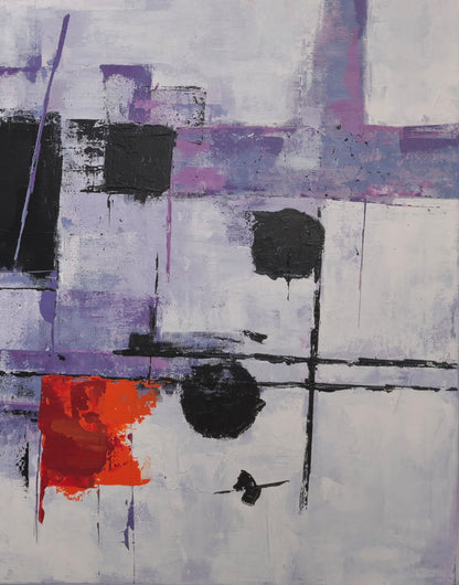 Fire Walk With Me 100x100cm/39.4”x39.4”