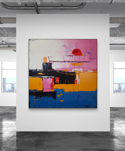 Summertime Sadness 100x100cm/39.4”x39.4”
