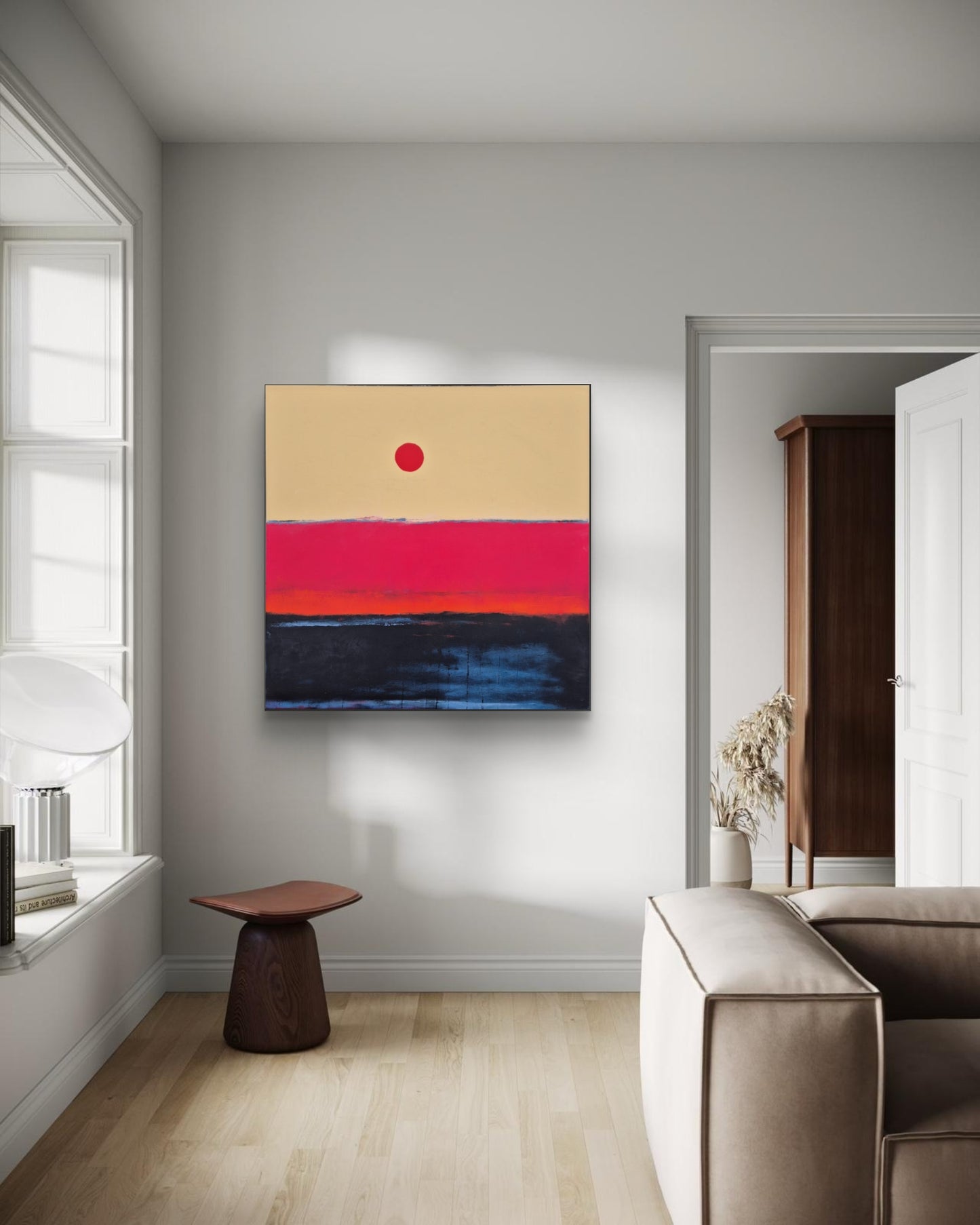 Down by the Water 90x90cm/35.4”x35.4”