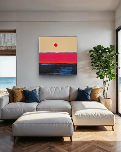 Down by the Water 90x90cm/35.4”x35.4”