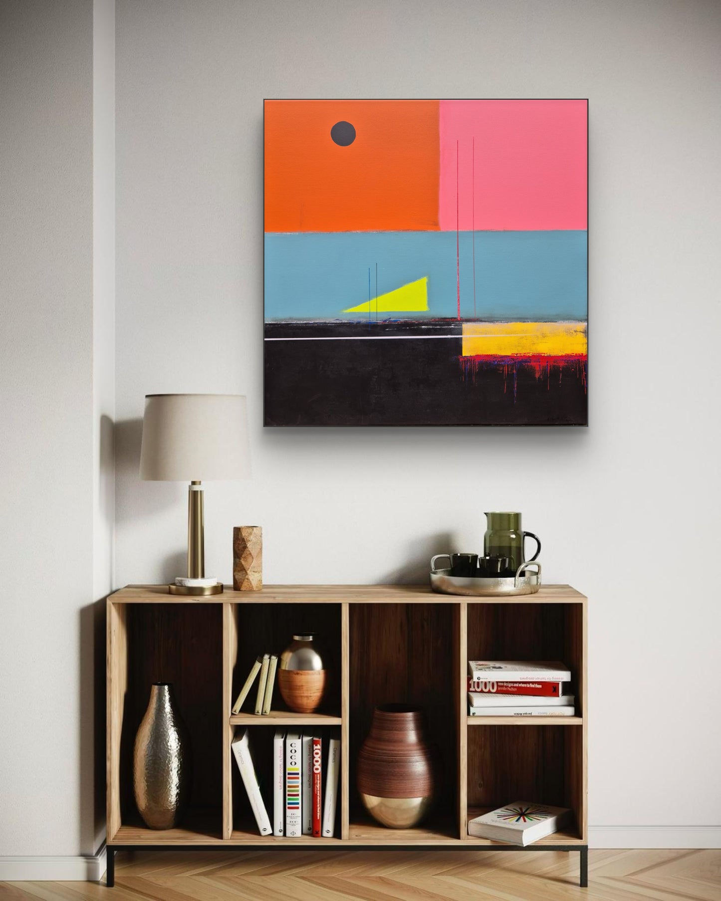 When no one can sleep 80x80cm/31,5"x31,5"