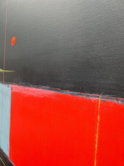 Midnight in a perfect world 80x80cm/31,5"x31,5"